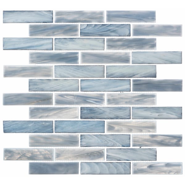 Andova Tiles SAMPLE Dorian 1 x 4 Beveled Glass Brick Joint Mosaic Tile - SAM-ANDDOR147
