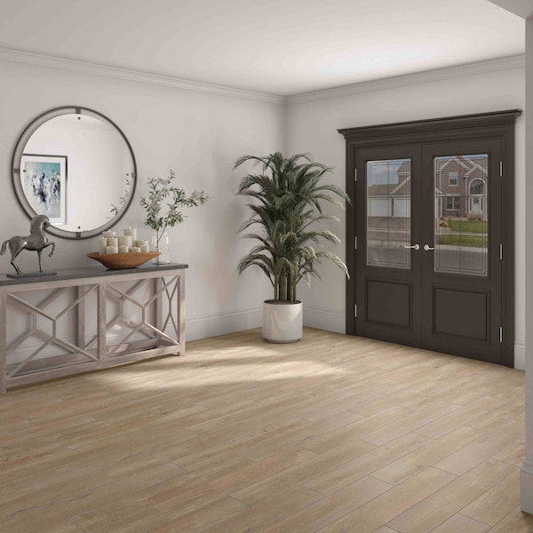 Daltile Core Fundamentals Platinum 6'' x 36'' Porcelain Floor Tile, 13.05 SQFT Per Carton, 9PK - VC046361PR