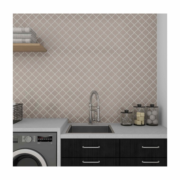 Daltile Mythology 6'' Ceramic Arabesque Wall Tile 10.80 SQFT per Carton, 90PK - MY926ARAB1P2