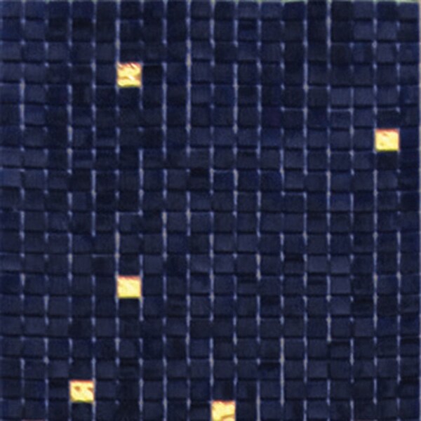 Apollo Tile Mingles 11.6 in. x 11.6 in. Glossy Dark Blue Glass Mosaic Wall and Floor Tile 18.69 sqft/case, 20PK - APLDE8831MIX1