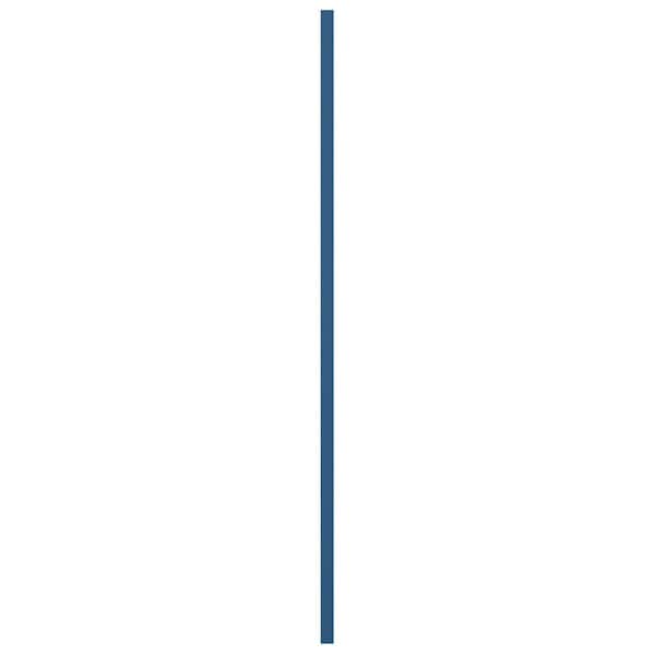 Ekena Millwork True Fit PVC Two Equal Raised Panel Shutters, Sojourn Blue, 18W x 55H, PR - TFP101RPF18X055HB