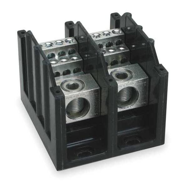 Bloque de distribución de energía Eaton Bussmann, 310A, 2P, 12P secundario, 600V - 16370-2.