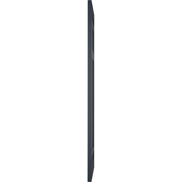Ekena Millwork True Fit PVC San Juan Capistrano Mission Style Fixed Mount Shutters Starless Night Blue, 15"W x 49"H - TFP001SJ15X049OB