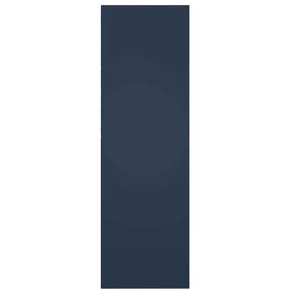 Ekena Millwork 15"W x 76"H True Fit PVC Diagonal Slat Modern Style Fixed Mount Shutters, Starless Night BluePair) - TFP001DG15X076OB