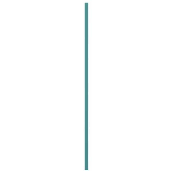 Ekena Millwork True Fit PVC, Two Equal Louver Shutters, Pure Turquoise, 12W x 67H, PR - TFP101LVF12X067PT