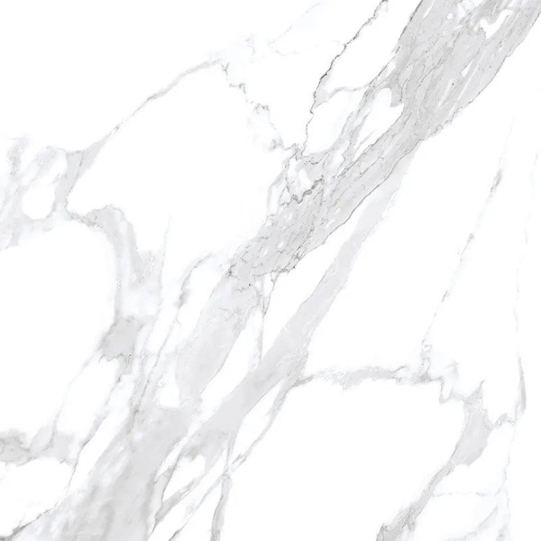Apollo Tile 23.6in x 23.6in Polished Statuary White Porcelain Square Wall and Floor Tile 15.5 sq ft/case, 4PK - AR88STALE2424