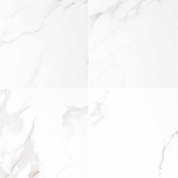 Msi Pietra Carrara 24 In. X 24 In. Glazed Porcelain Floor And Wall Tile, 4PK - ZOR-PT-0265