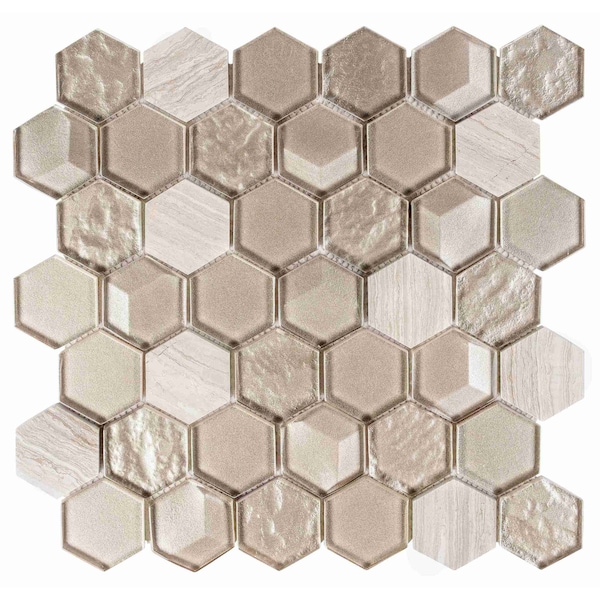 Andova Tiles SAMPLE Xen 2 W x 2 L Mosaic Wall Tile - SAM-ANDXEN604