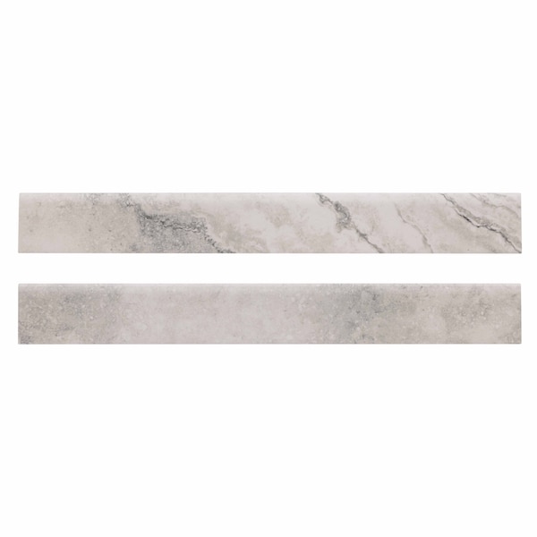 Msi Napa Gray 3 In.X 24 In. Bullnose Ceramic Wall Tile, 10PK - ZOR-PT-TR-0137