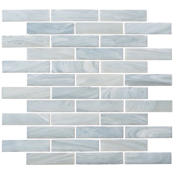 Andova Tiles SAMPLE Dorian 1 x 4 Beveled Glass Brick Joint Mosaic Tile - SAM-ANDDOR144