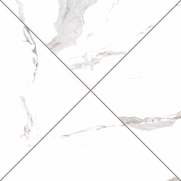 Msi Eden Statuary 24 In. X 24 In. Polished Porcelain Floor And Wall Tile, 4PK - ZOR-PT-0458
