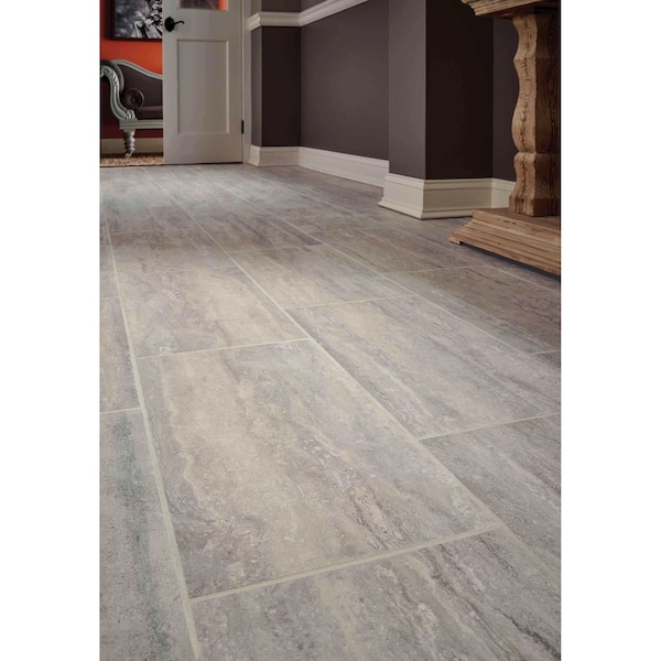 Msi Veneto Gray 12 In. X 24 In. Glazed Porcelain Floor And Wall Tile, 8PK - ZOR-PT-0349