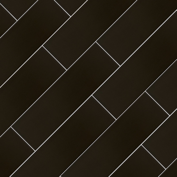 Msi Basix Black 4 in. x 16 in. Matte Ceramic Subway Wall Tile, 25PK - ZOR-PT-0707