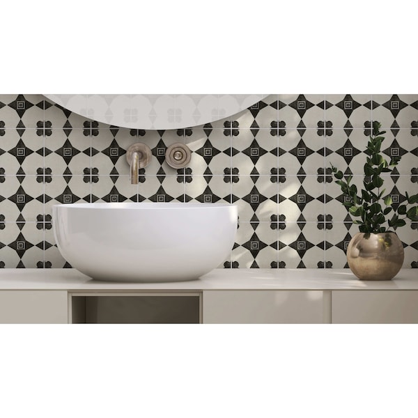 Msi Sakura 8 in. x 8 in. Matte Porcelain Floor and Wall Tile, 12PK - ZOR-PT-0702