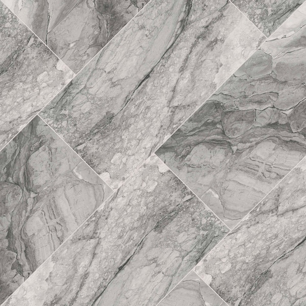Msi Kaya Onda Gray 12"X24" Polished Porcelain Floor And Wall Tile, 6PK - ZOR-PT-0438