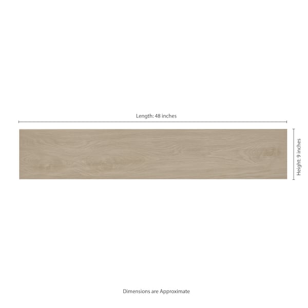 Msi Whitehill Ashwood 9''x48'' Matte Porcelain Wood Look Floor & Wall Tile, 4PK - ZOR-PT-0781