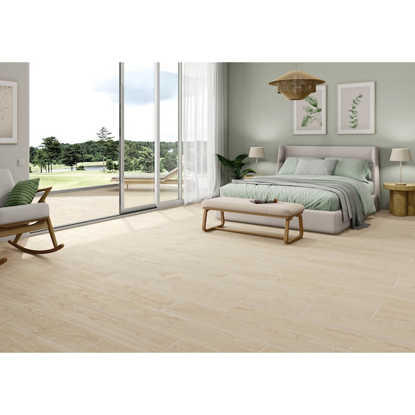 Msi Whitehill Ashwood 9''x48'' Matte Porcelain Wood Look Floor & Wall Tile, 4PK - ZOR-PT-0781