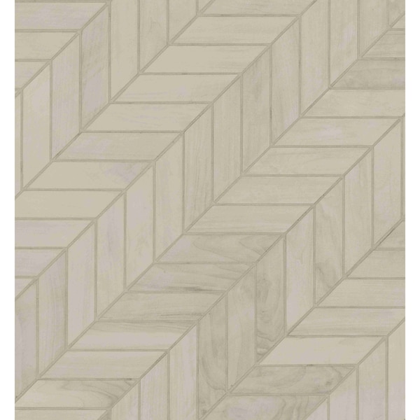 Msi Havenwood Dove Chevron 12 In. X 15 In. X 9Mm Glazed Porcelain Mesh-Mounted Mosaic Tile, 8PK - ZOR-PT-0314