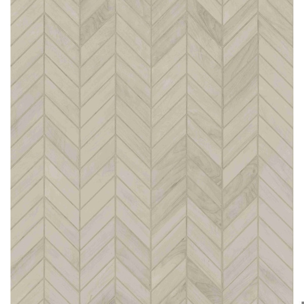 Msi Havenwood Dove Chevron 12 In. X 15 In. X 9Mm Glazed Porcelain Mesh-Mounted Mosaic Tile, 8PK - ZOR-PT-0314