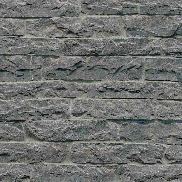 Msi Midnight Canyon Random Sized Natural Limestone Loose Veneer Ledgestone  (Minimum 100 Square Feet) - ZOR-PNL-0187