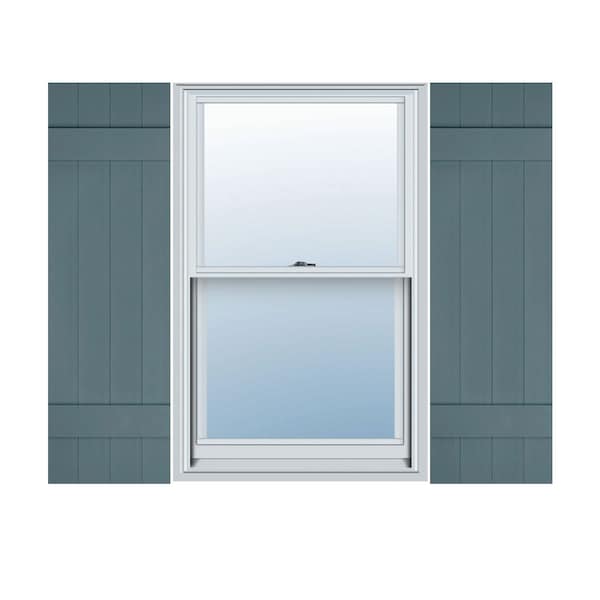 Ekena Millwork Mid-America Vinyl, TailorMade Four Board Joined (2 Batten), Board-n-Batten Shutters, J41431004, PR - J41431004