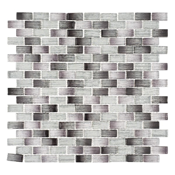 Andova Tiles SAMPLE Highline 0625 x 125 Glass Mosaic Sheet Floor Use Tile - SAM-ANDHIG149