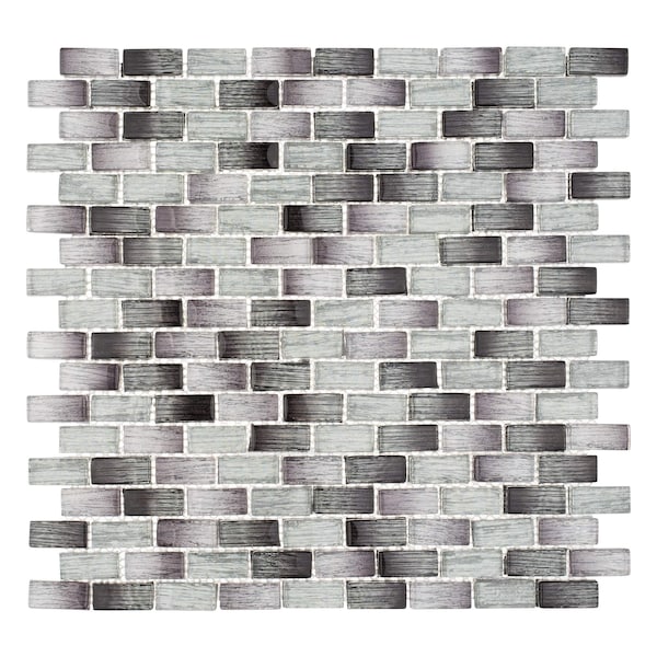 Andova Tiles SAMPLE Highline 0625 x 125 Glass Mosaic Sheet Floor Use Tile - SAM-ANDHIG149