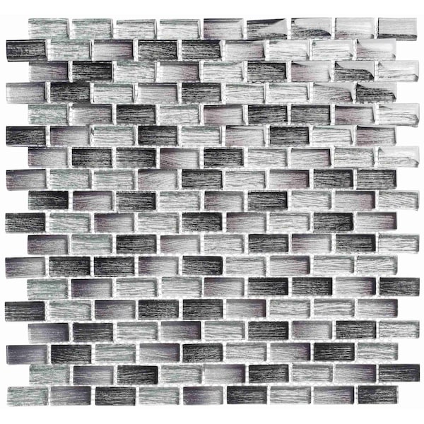 Andova Tiles SAMPLE Highline 0625 x 125 Glass Mosaic Sheet Floor Use Tile - SAM-ANDHIG149