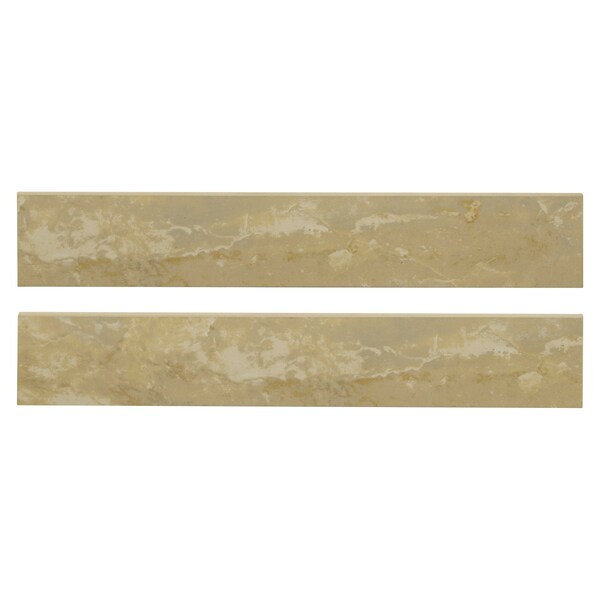 Msi Onyx Sand Bullnose 3 In. X 18 In. Porcelain Wall Tile, 25PK - ZOR-PT-TR-0152