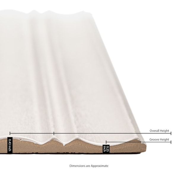 Msi Nimbus Frosted Quartz 7 in. X 16 in.  Satin Porcelain Wall Tile, 14PK - ZOR-PT-0808