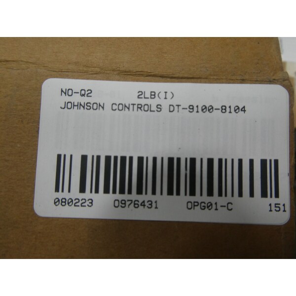 Pantalla LED y LCD para terminal - DT-9100-8104 de Johnson Controls