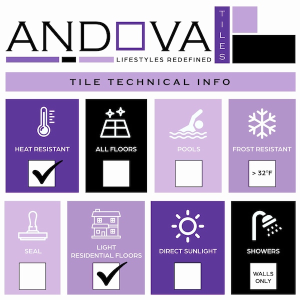 Andova Tiles ANDOVA TILES Myst Glass Mosaic Tile - ANDMYS240