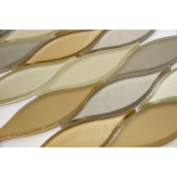 Andova Tiles ANDOVA TILES Zeille Glass Arabesque Mosaic Tile - ANDZEI199