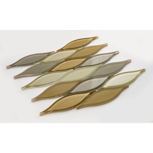 Andova Tiles ANDOVA TILES Zeille Glass Arabesque Mosaic Tile - ANDZEI199