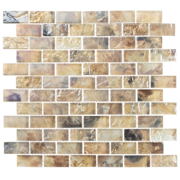 Andova Tiles SAMPLE Zalo 1 x 2 Glass Brick Joint Mosaic Wall and Floor Tile - SAM-ANDZAL610