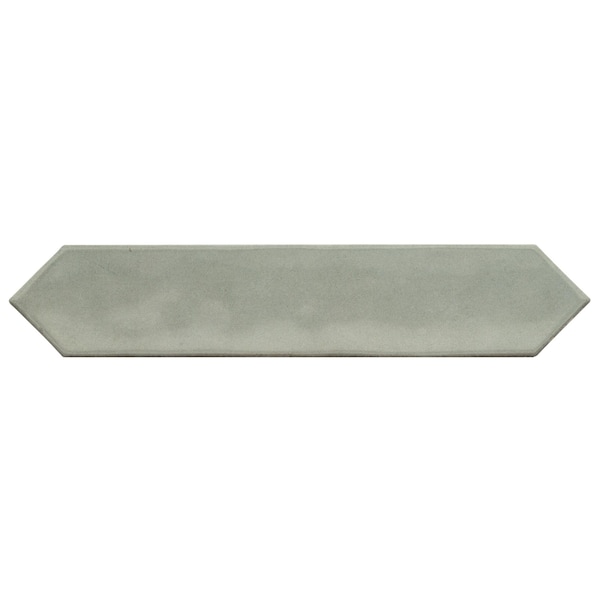 Msi Renzo Jade Pickett SAMPLE Glossy Ceramic Green Wall Tile - ZOR-PT-0110-SAM