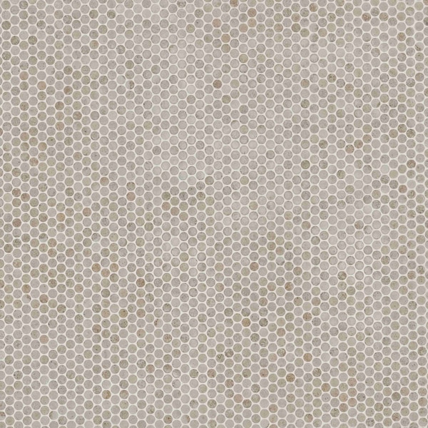 Msi Myrtle Sands Round Sample Matte Porcelain Mosaic Floor And Wall Tile - ZOR-MD-0624-SAM