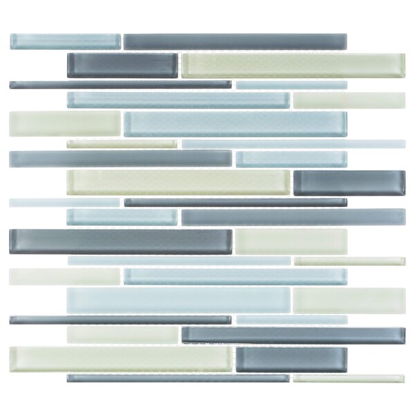 Andova Tiles SAMPLE-Flashback Glass Brick Joint Mosaic Wall and Floor Tile - SAM-ANDFLA890