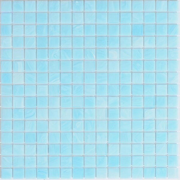 Apollo Tile Celestial 12 in. x 12 in. Glossy Baby Blue Glass Mosaic Wall and Floor Tile 20 sq. ft./case, 20PK - APLST88BL518A