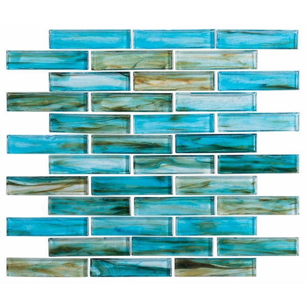 Andova Tiles SAMPLE Marianna 1 x 4 Glass Brick Joint Mosaic Wall Tile - SAM-ANDMARI463