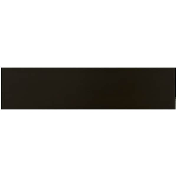 Msi Basix Black 4 in. x 16 in. Glossy Ceramic Subway Wall Tile, 25PK - ZOR-PT-0706