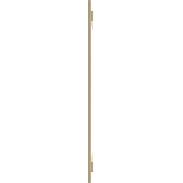 Ekena Millwork True Fit PVC, Three Board Joined Board-n-Batten Shutters, Natural Twine, 16 1/8W x 75H, PR - TFP101BBF16X075NT