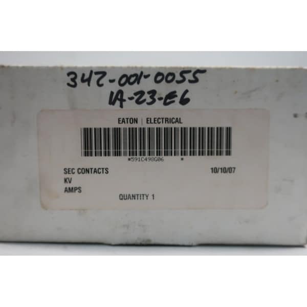 Bloque de terminal secundario y contacto - 591C498G06