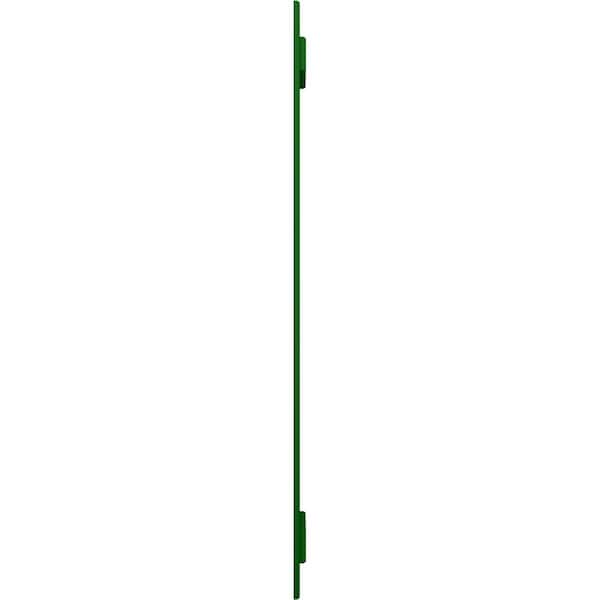 Ekena Millwork True Fit PVC Two Board Spaced Board-n-Batten Shutters, Viridian Green, 11 1/4W x 66H, PR - TFP101SBF11X066HG