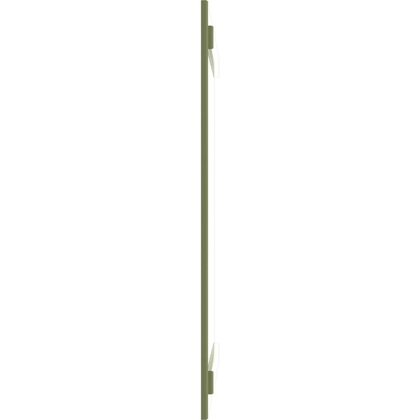 Ekena Millwork True Fit PVC Four Board Joined Board-n-Batten Shutters, Moss Green, 21 1/2W x 44H, PR - TFP101BBF21X044MG