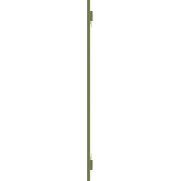 Ekena Millwork True Fit PVC Two Board Joined Board-n-Batten Shutters, Moss Green, 10 3/4W x 67H, PR - TFP101BBF11X067MG