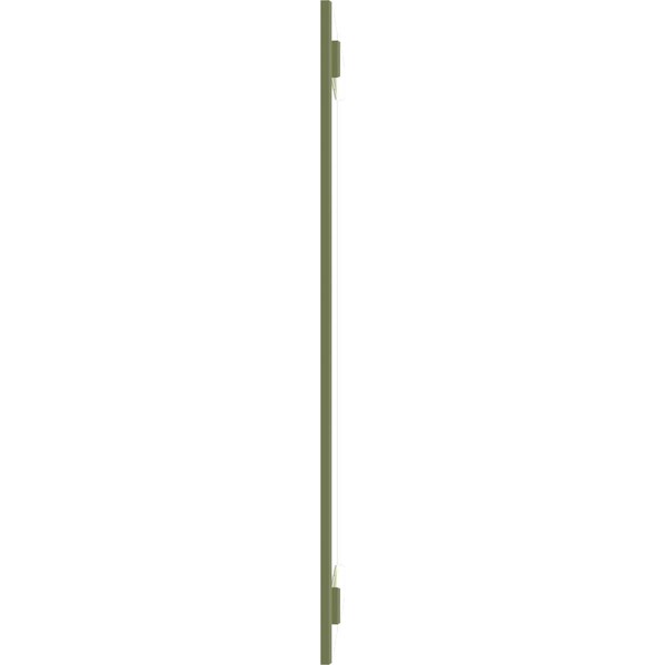 Ekena Millwork True Fit PVC Two Board Joined Board-n-Batten Shutters, Moss Green, 10 3/4W x 67H, PR - TFP101BBF11X067MG
