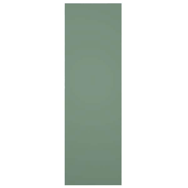Ekena Millwork 18W x 48H True Fit PVC Diagonal Slat Modern Style Fixed Mount Shutters, Track Green, PR - TFP001DG18X048TG