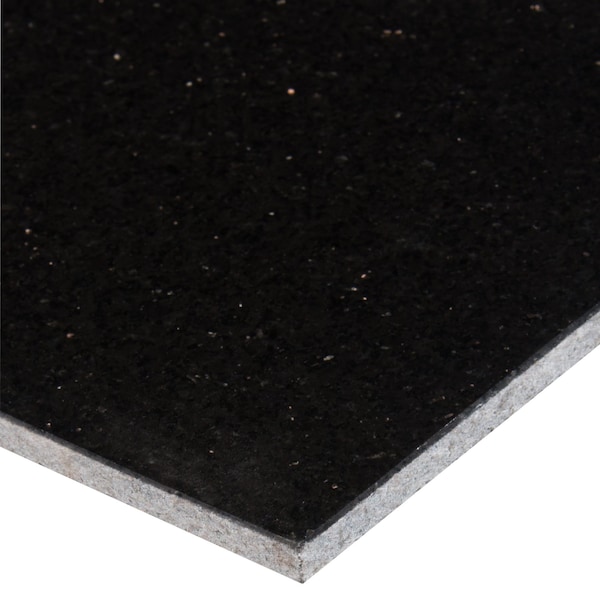 Msi Black Galaxy 12 In. X 12 In. Polished Granite Floor And Wall Tile, 10PK - ZOR-NS-0043