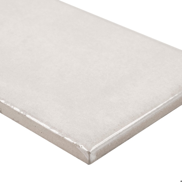 Msi Renzo Dove 3" X 12" Glossy Ceramic White Wall Tile, PK22 - ZOR-PT-0118